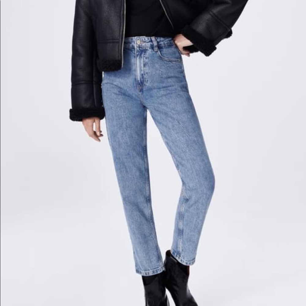 Zara mom jeans